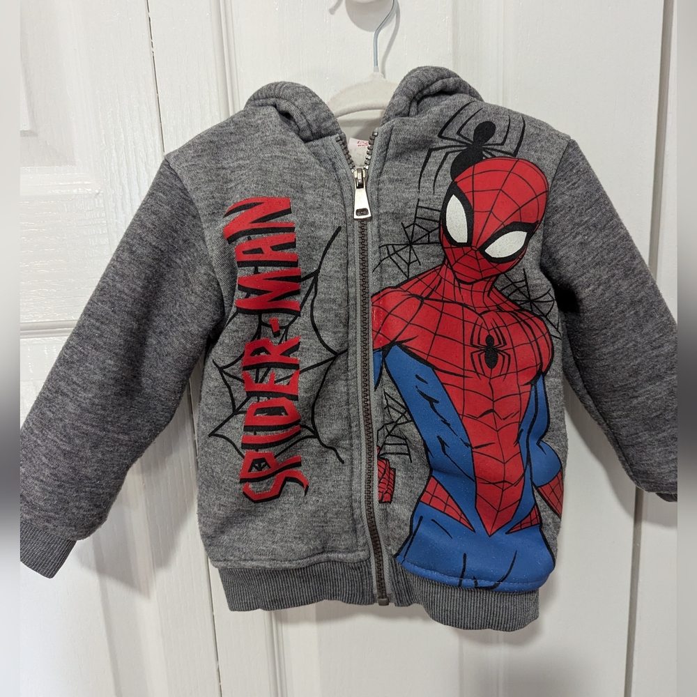 Spiderman boys 2T fleece hoodie